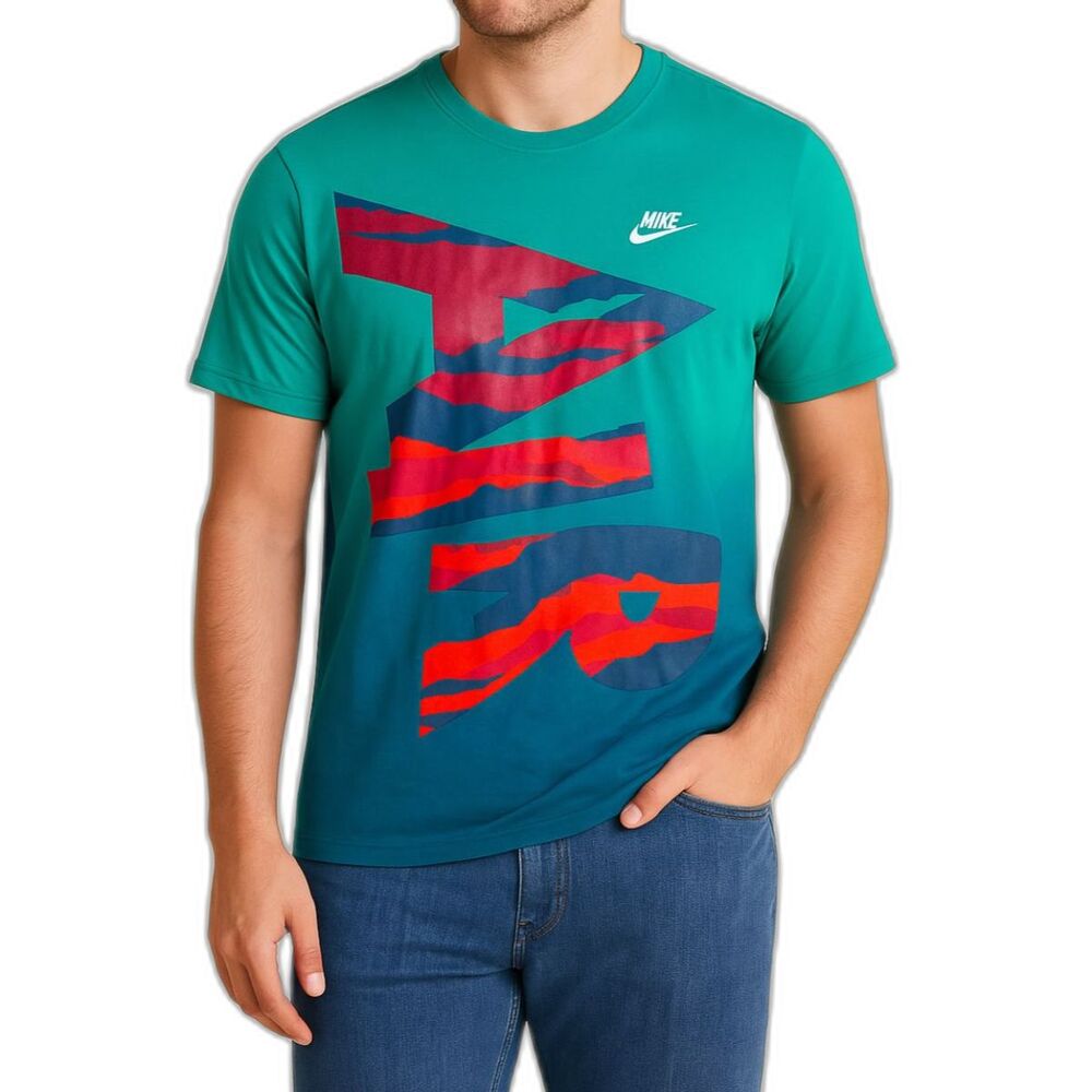 Nike Men’s Sportswear Gradient Graphic T-Shirt | Size Medium